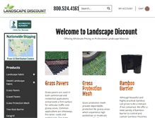 Tablet Screenshot of landscapediscount.com